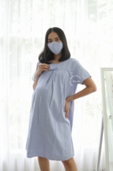 MAMA HAMIL Aurelia Dress Casual Free Masker Baju Hamil Menyusui Pita Polos   DRO 943 Mustard 9  large